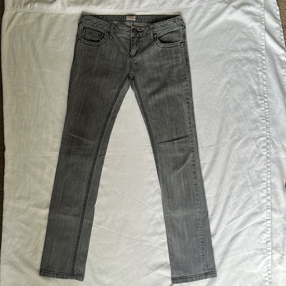 Free People Gray Skinny Jeans Modern Style - Picture 2 of 10